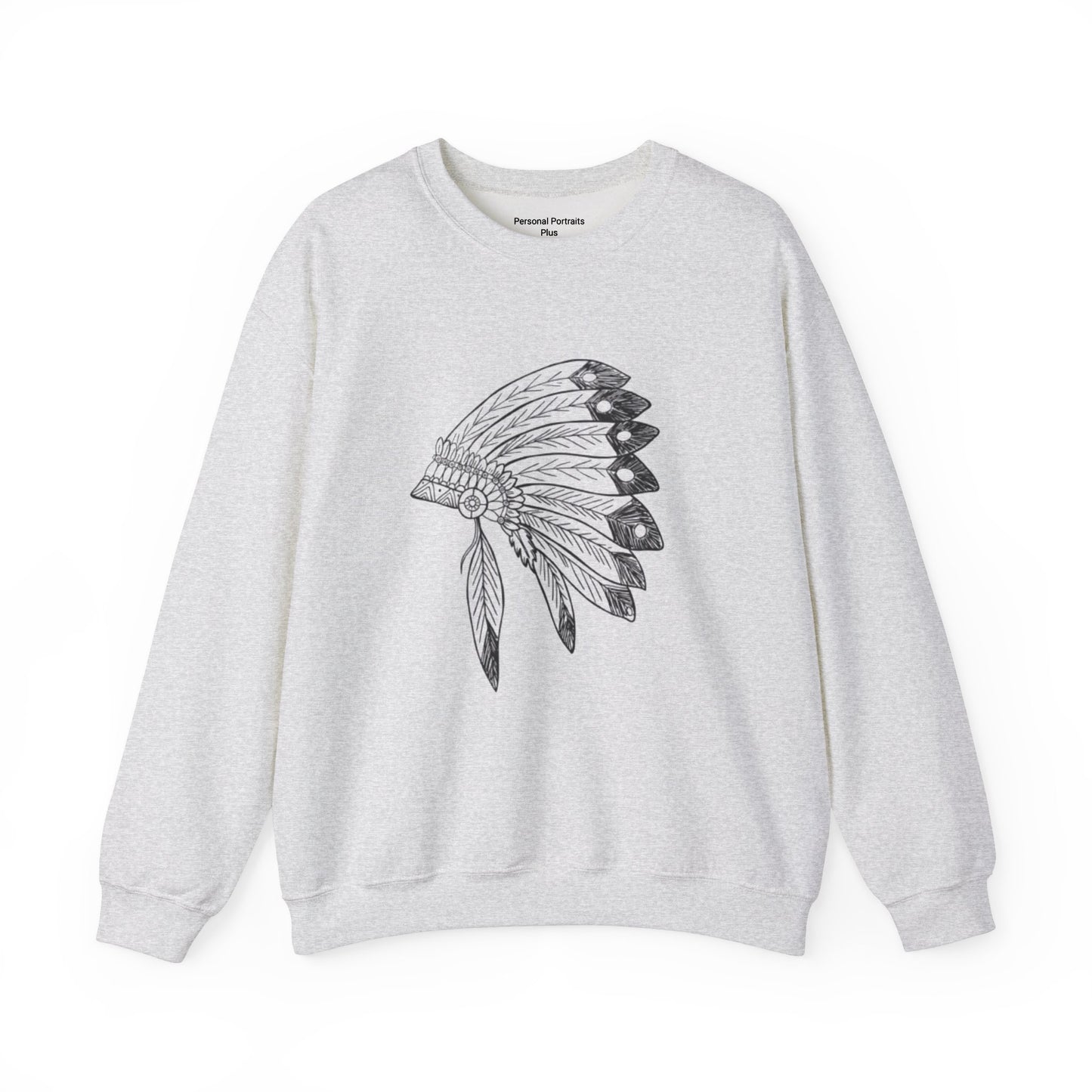 Unisex Heavy Blend™ Crewneck Sweatshirt/Chief Head Dress