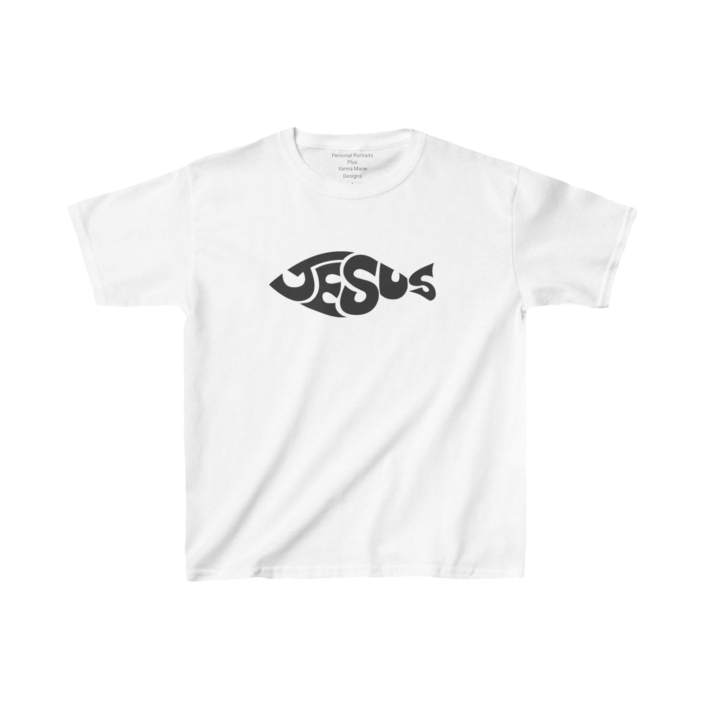 Kids Heavy Cotton™ Tee/Jesus Fish