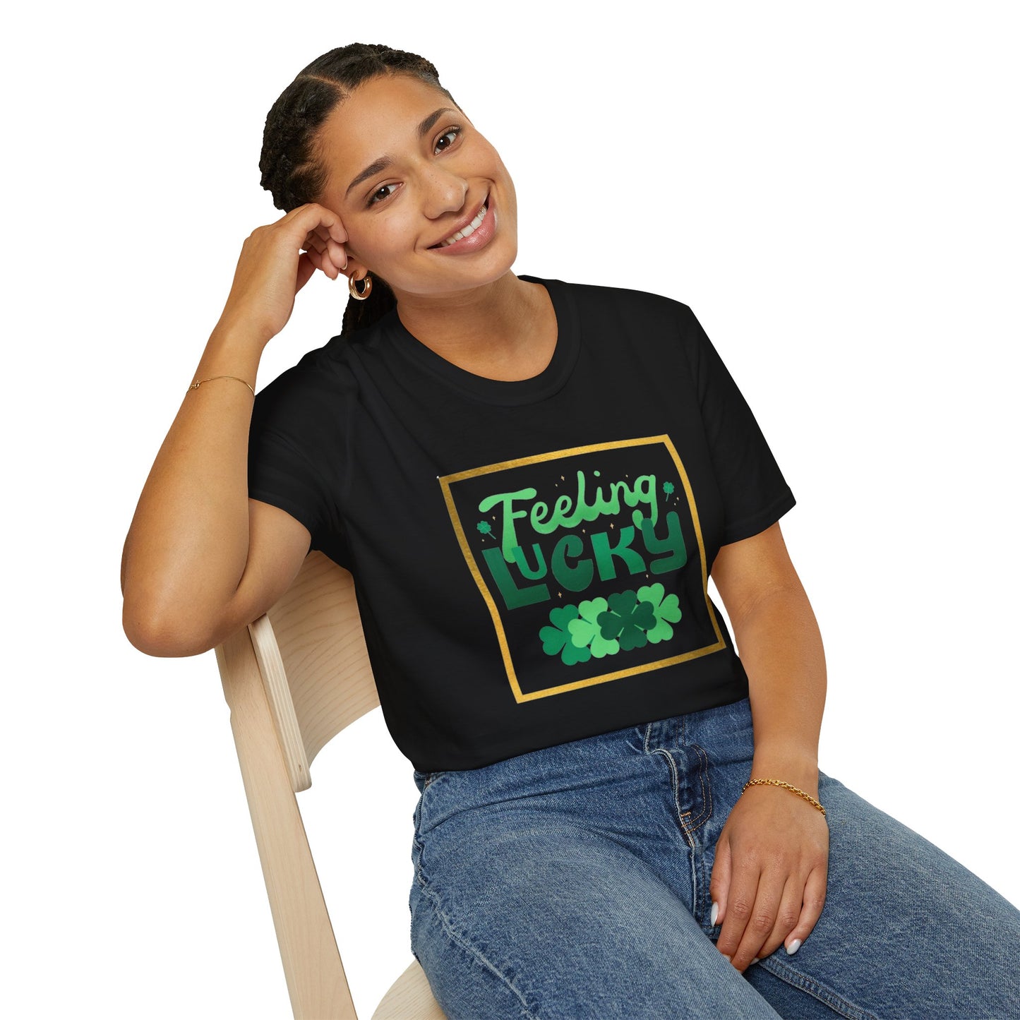 Unisex Softstyle T-Shirt/Feeling Lucky/St. Patrick's Day