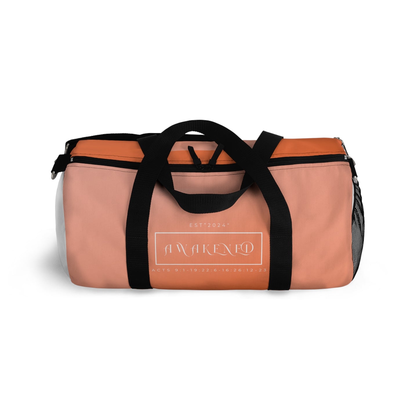 Duffel Bag/Awakened/Baby Orange/Bible Scripture/Rectangle