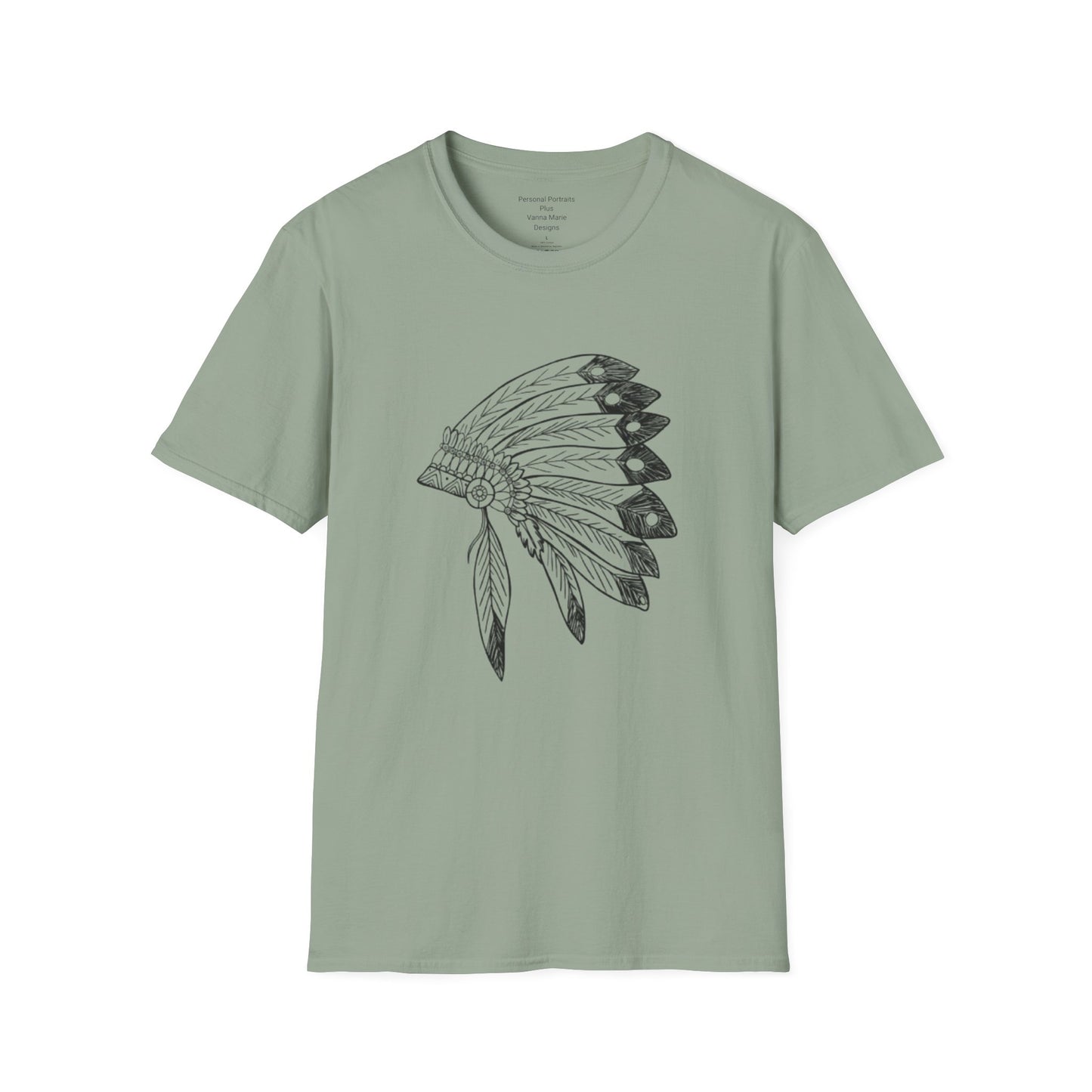 Unisex Softstyle T-Shirt/ Chief Head Dress