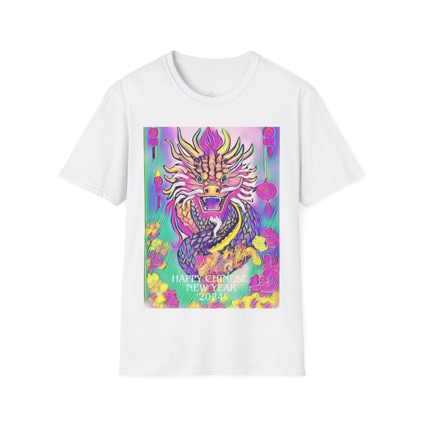 Unisex Softstyle T-Shirt/ Happy Chinese New Year 2024/Year of the Dragon