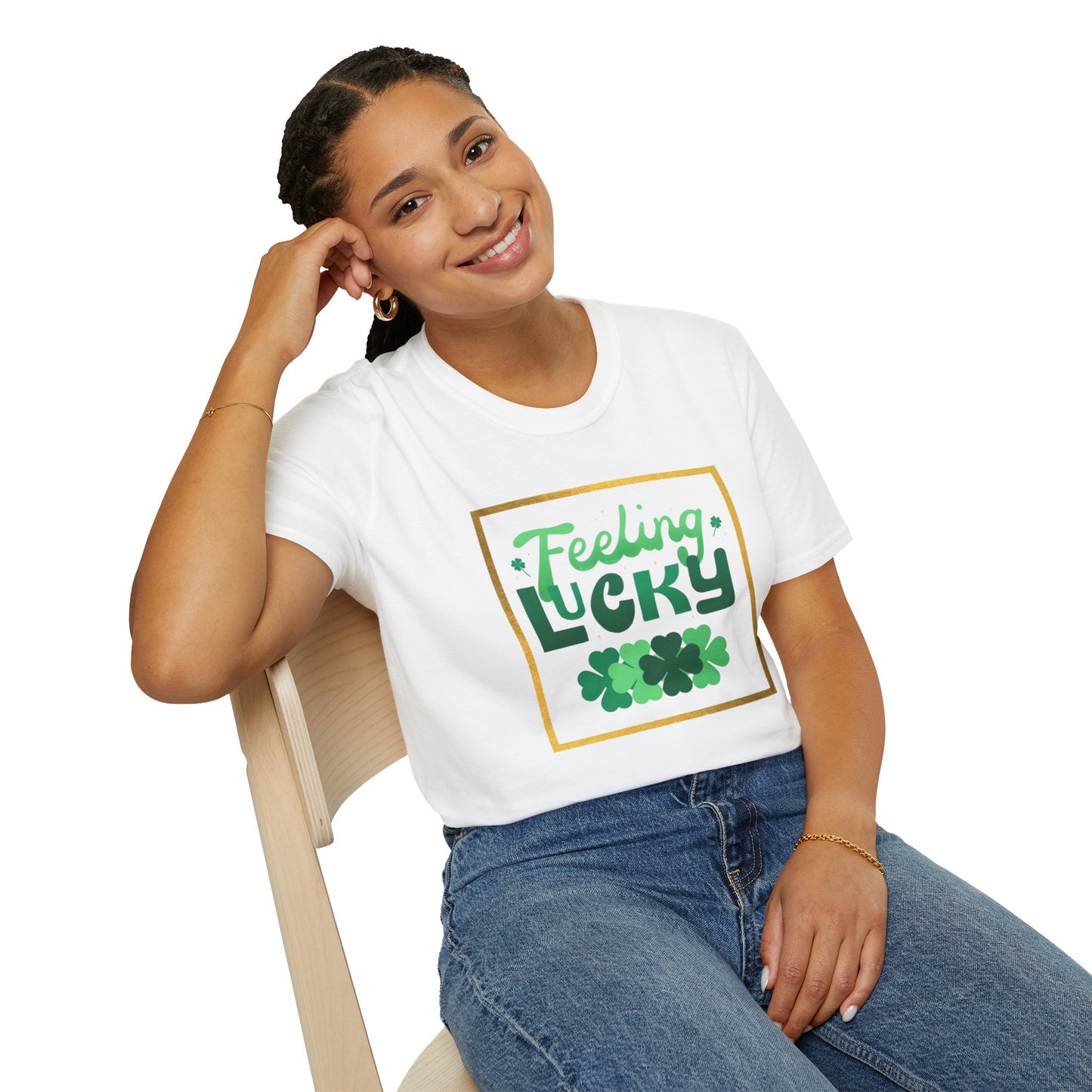 Unisex Softstyle T-Shirt/Feeling Lucky/St. Patrick's Day