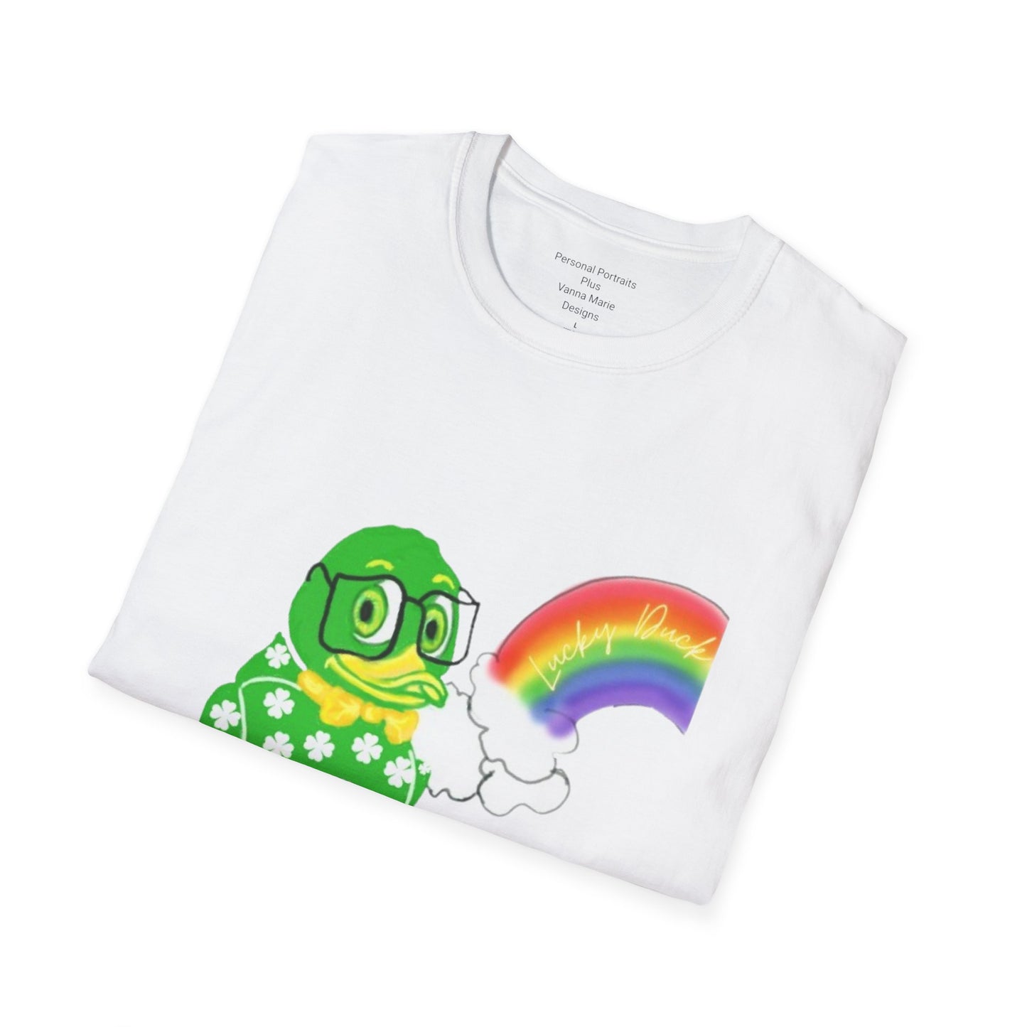 Unisex Softstyle T-Shirt/ Lucky Duck