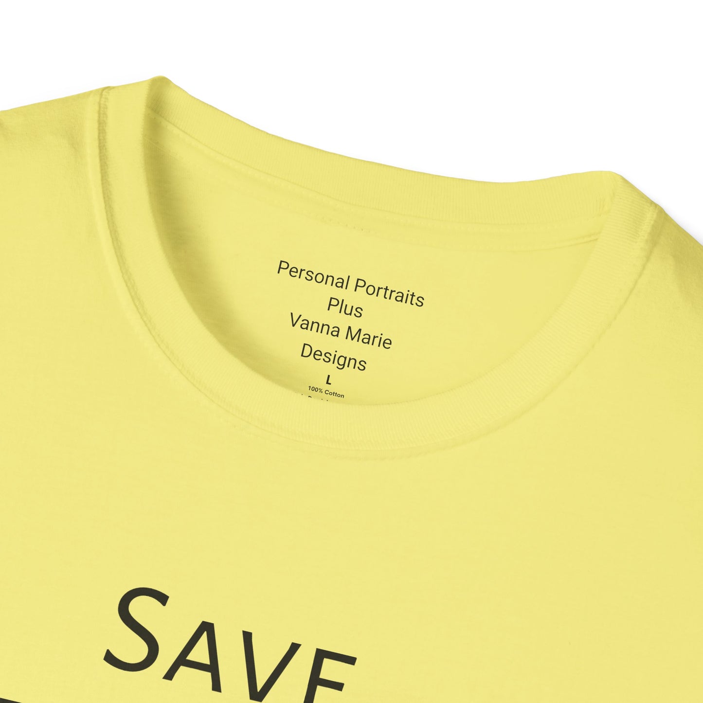 Unisex Softstyle T-Shirt/Save the Bees/With every Save the bees t- shirt purchased 10% of sales goes to bee organization's