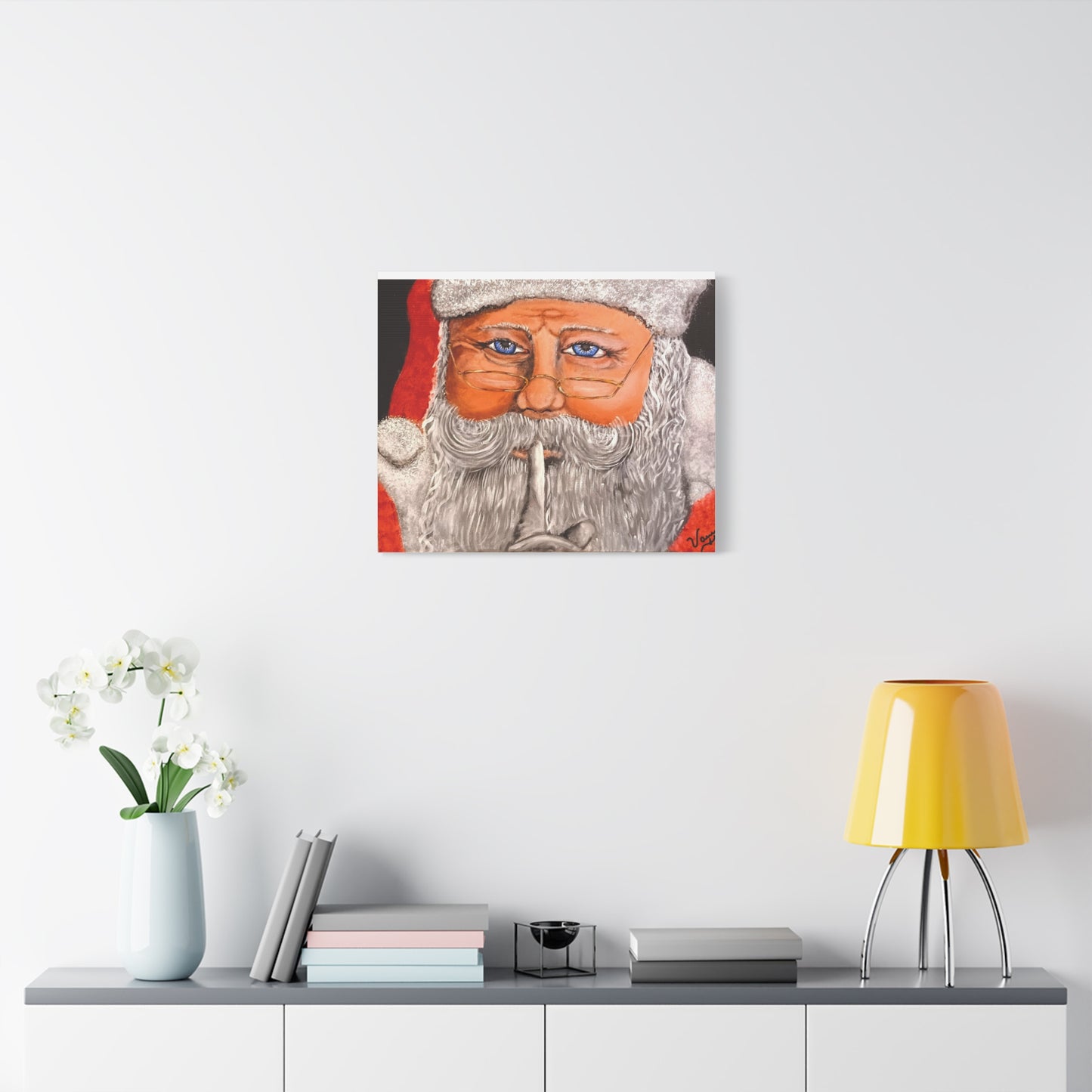 Matte Canvas, Stretched, 1.25/Santa Claus/Holiday