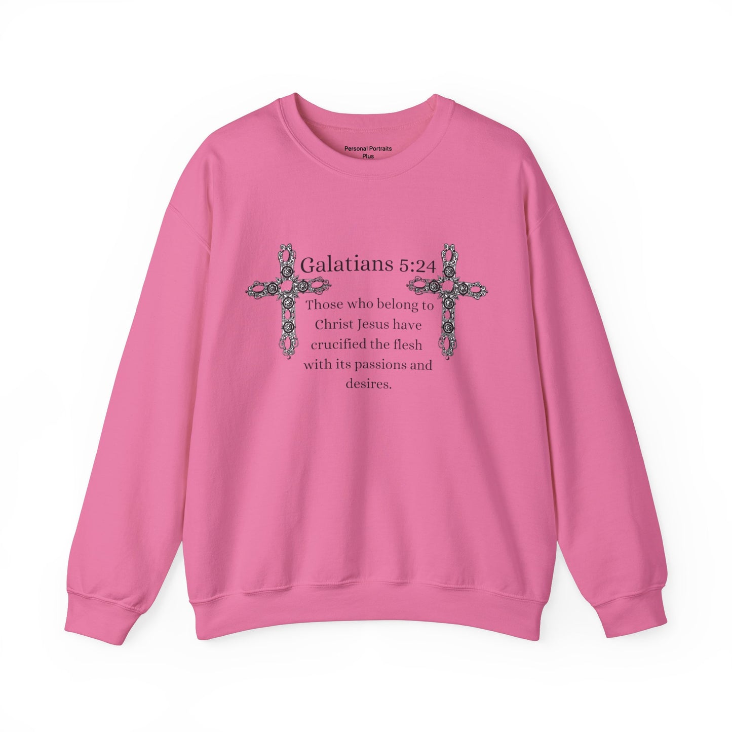 Unisex Heavy Blend™ Crewneck Sweatshirt/Galatians 5:24