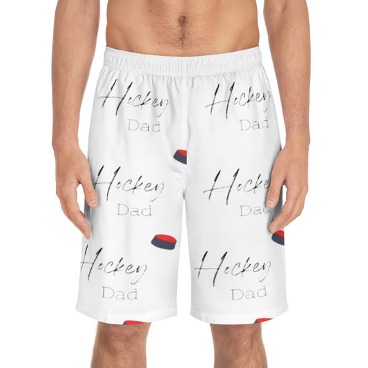 Men's Shorts (AOP)/Hockey Dad/Red