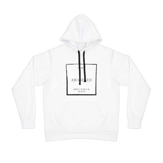 Athletic Hoodie (AOP)/Awakened/White & black