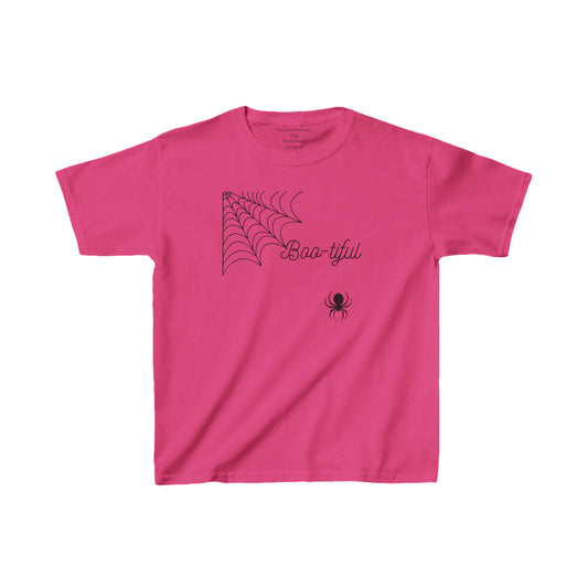 Kids Heavy Cotton™ Tee/Boo-tiful/Spider/Halloween