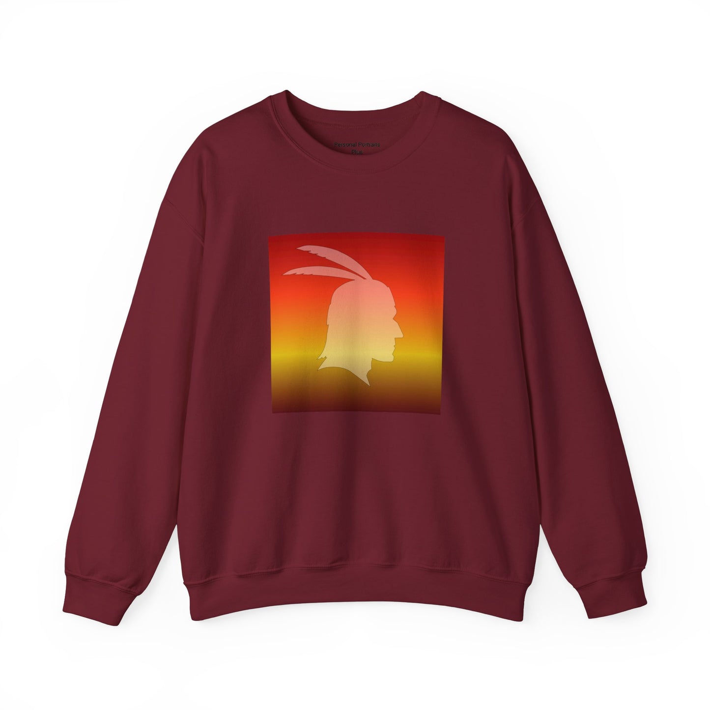 Unisex Heavy Blend™ Crewneck Sweatshirt/Native American/Fall Gradient