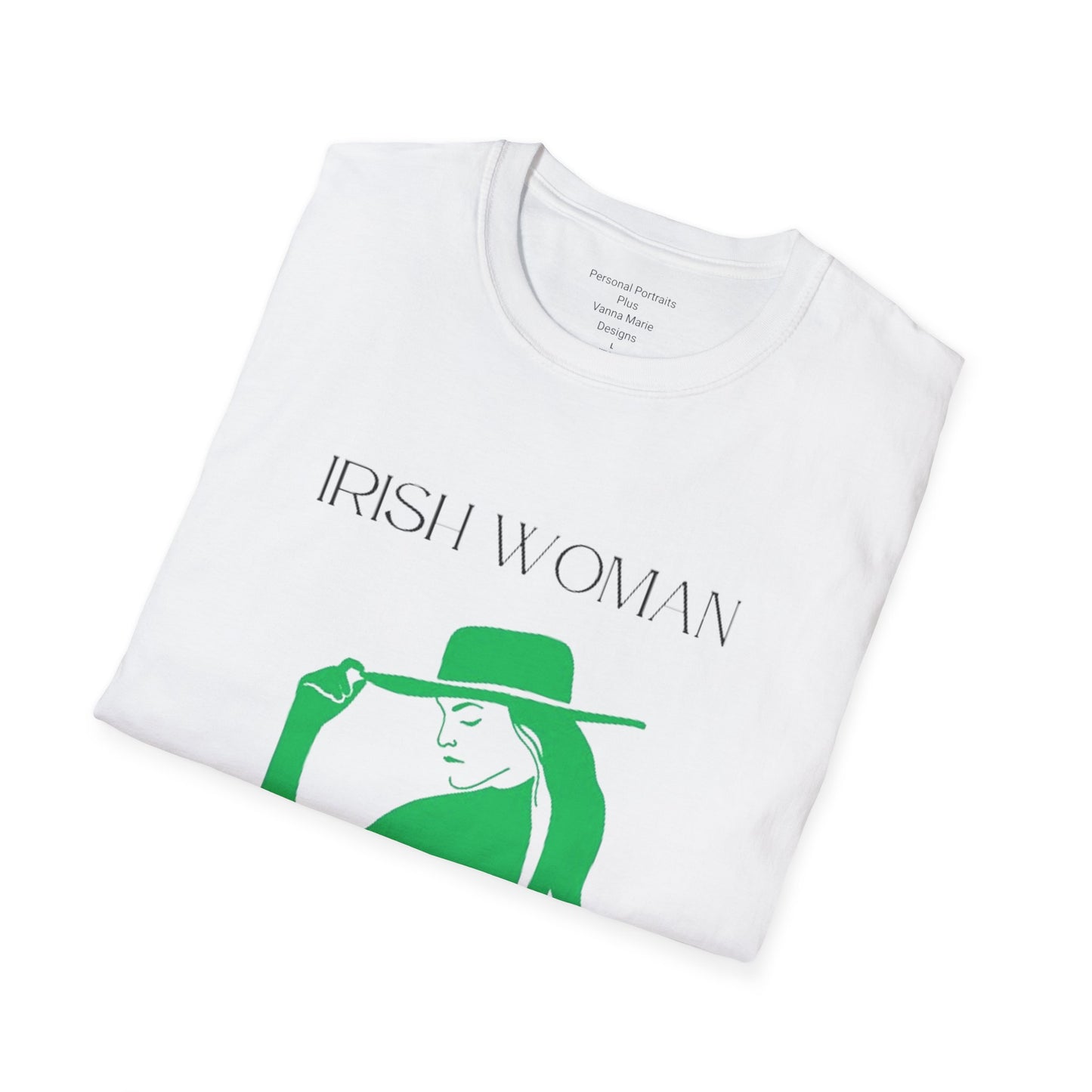 Unisex Softstyle T-Shirt/St. Patricks Day/ Irish women sip like a lady but drink like a man