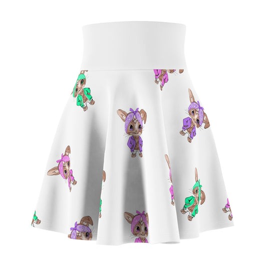 Women's Bunnie/Easter Skirt (AOP)/Bandana Bunnies/PL/P/TL