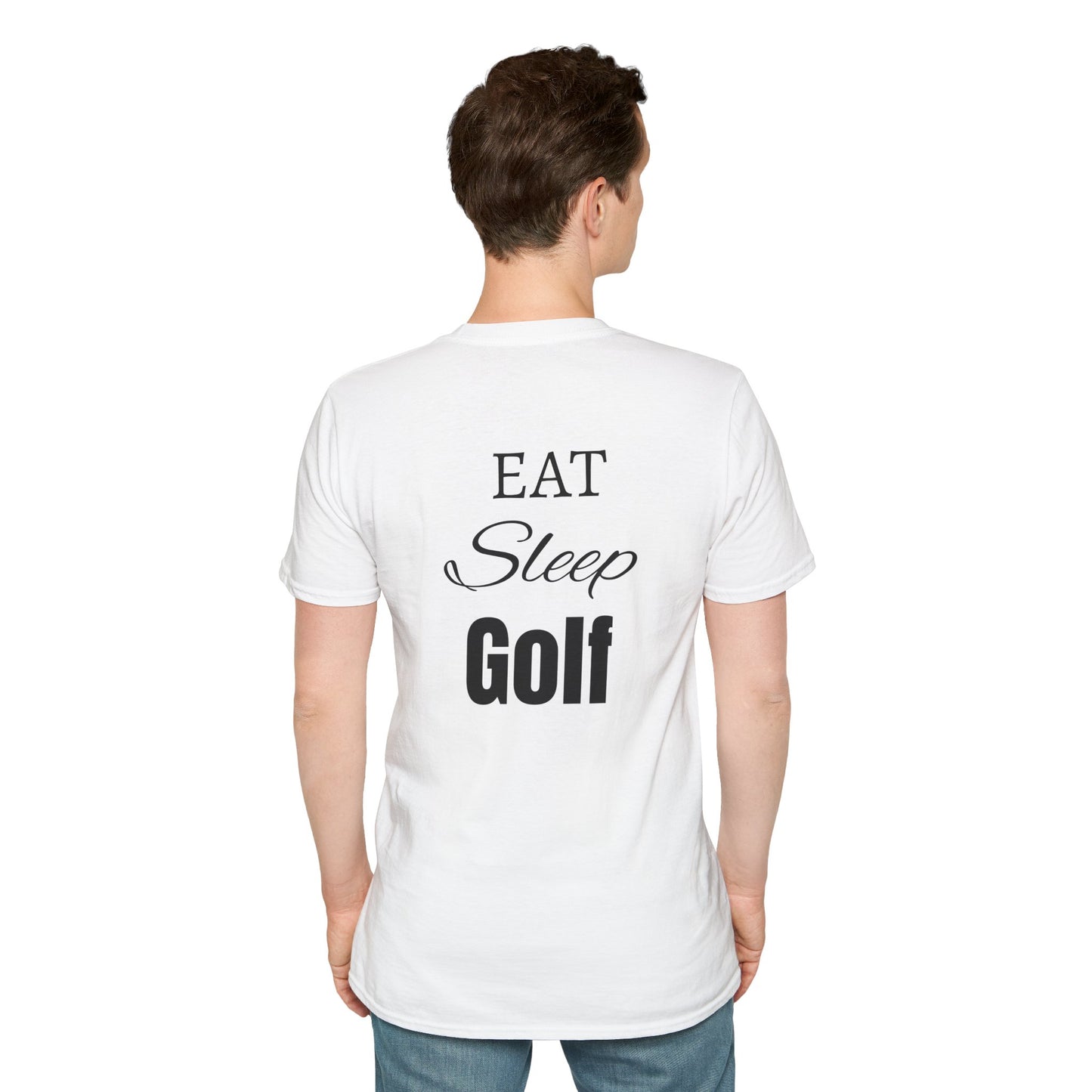 Unisex Softstyle T-Shirt/  Eat, Sleep, Golf