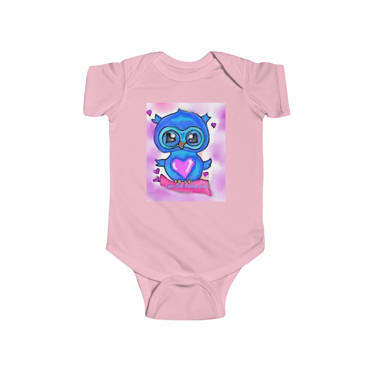 Infant Fine Jersey Bodysuit/I am Owl about you/Valentines Day