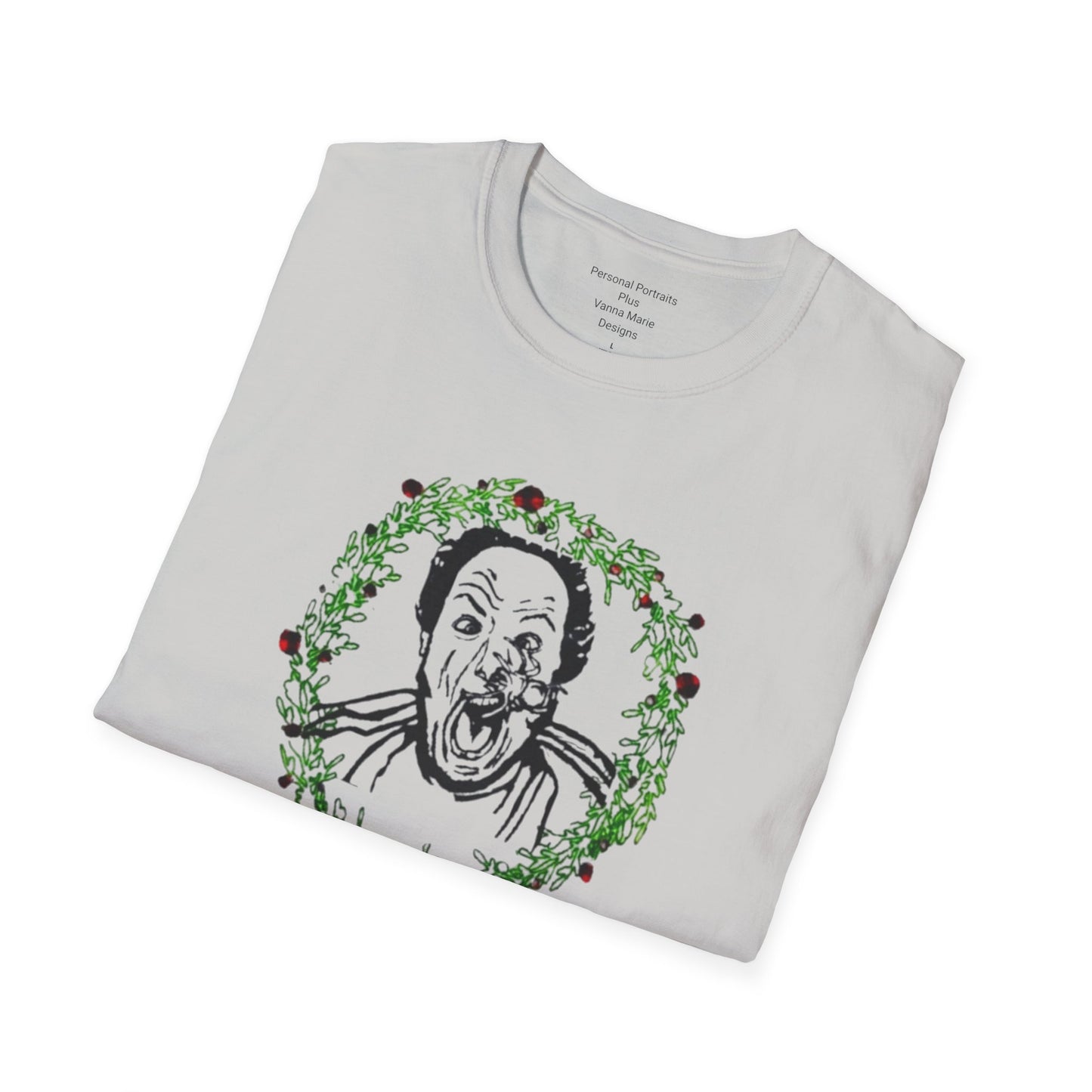 Unisex Softstyle T-Shirt/Holiday Funny/I got em Harry!!/Wreath