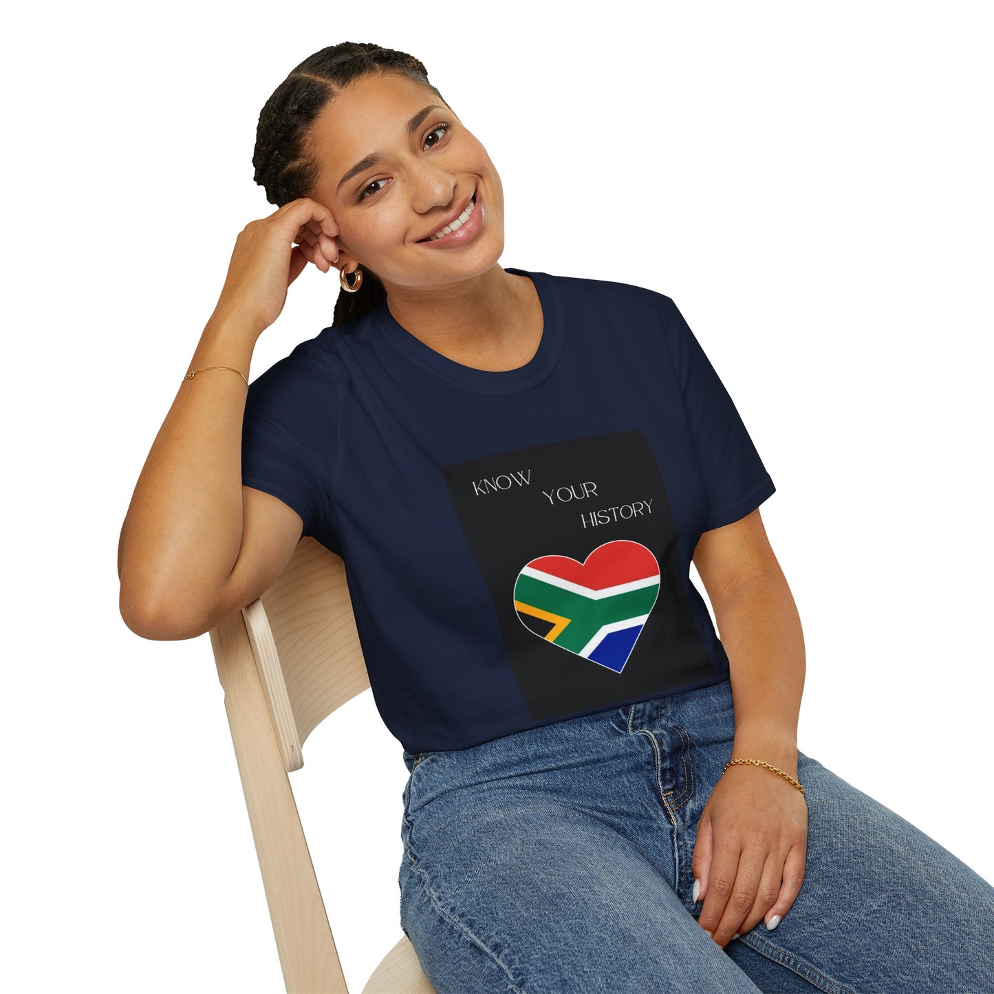 Unisex Softstyle T-Shirt/ know your history/ black history month celebration T-shirt