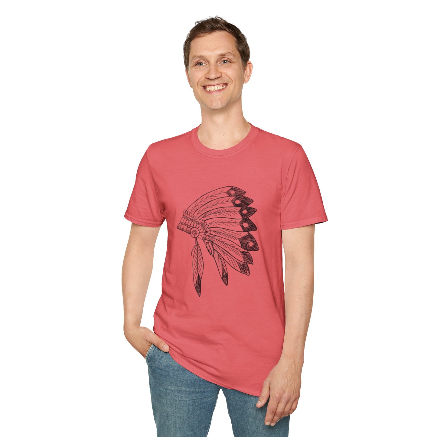 Unisex Softstyle T-Shirt/ Chief Head Dress