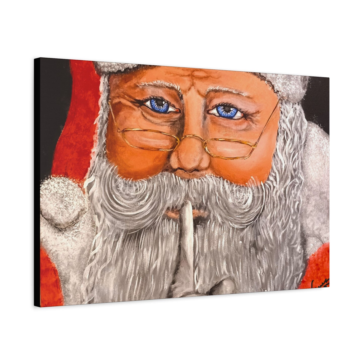 Matte Canvas, Stretched, 1.25/Santa Claus/Holiday