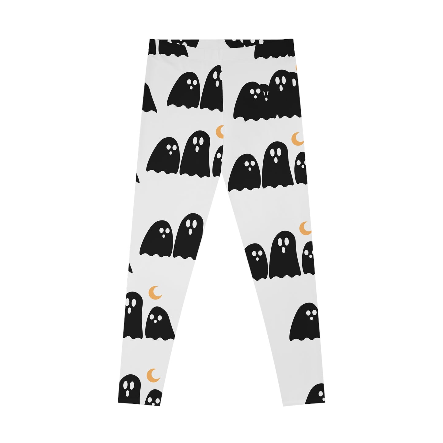 Woman's Stretchy Leggings (AOP)/ Friendly ghosts