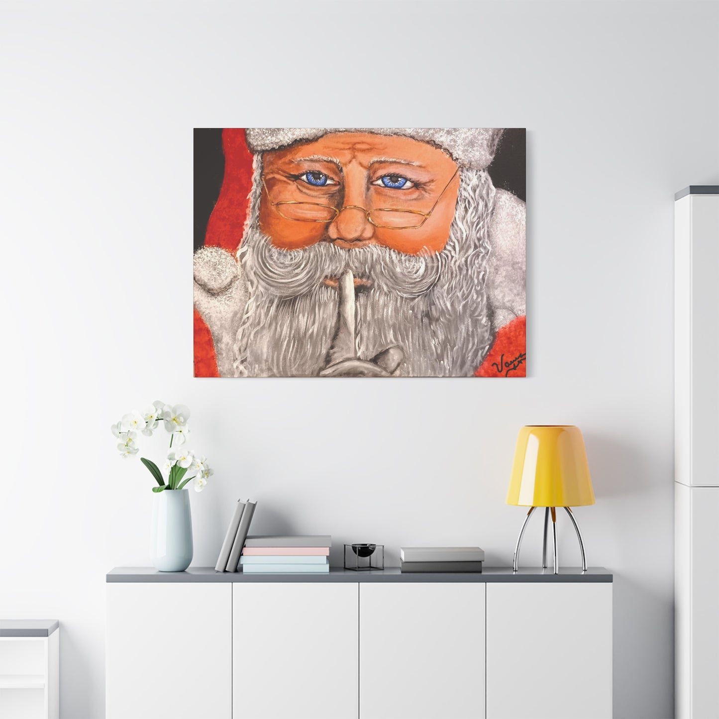 Matte Canvas, Stretched, 1.25/Santa Claus/Holiday