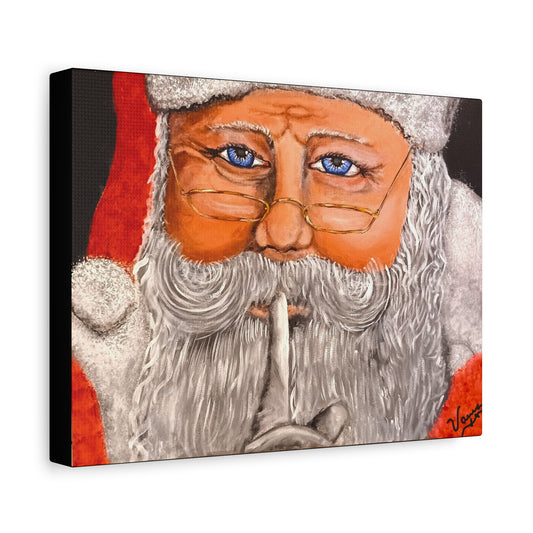 Matte Canvas, Stretched, 1.25/Santa Claus/Holiday