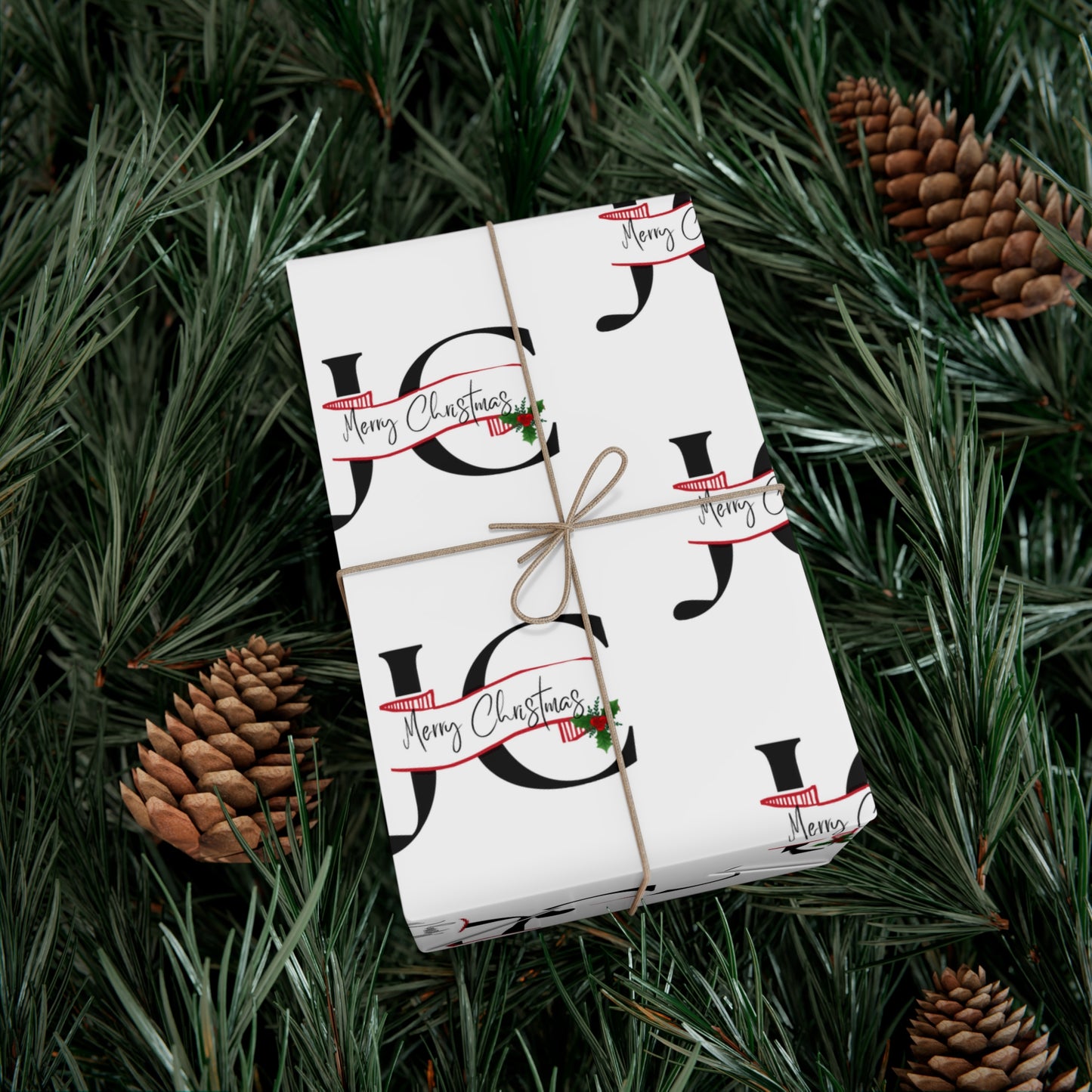 Holiday Gift Wrap Papers /JC/Merry Christmas