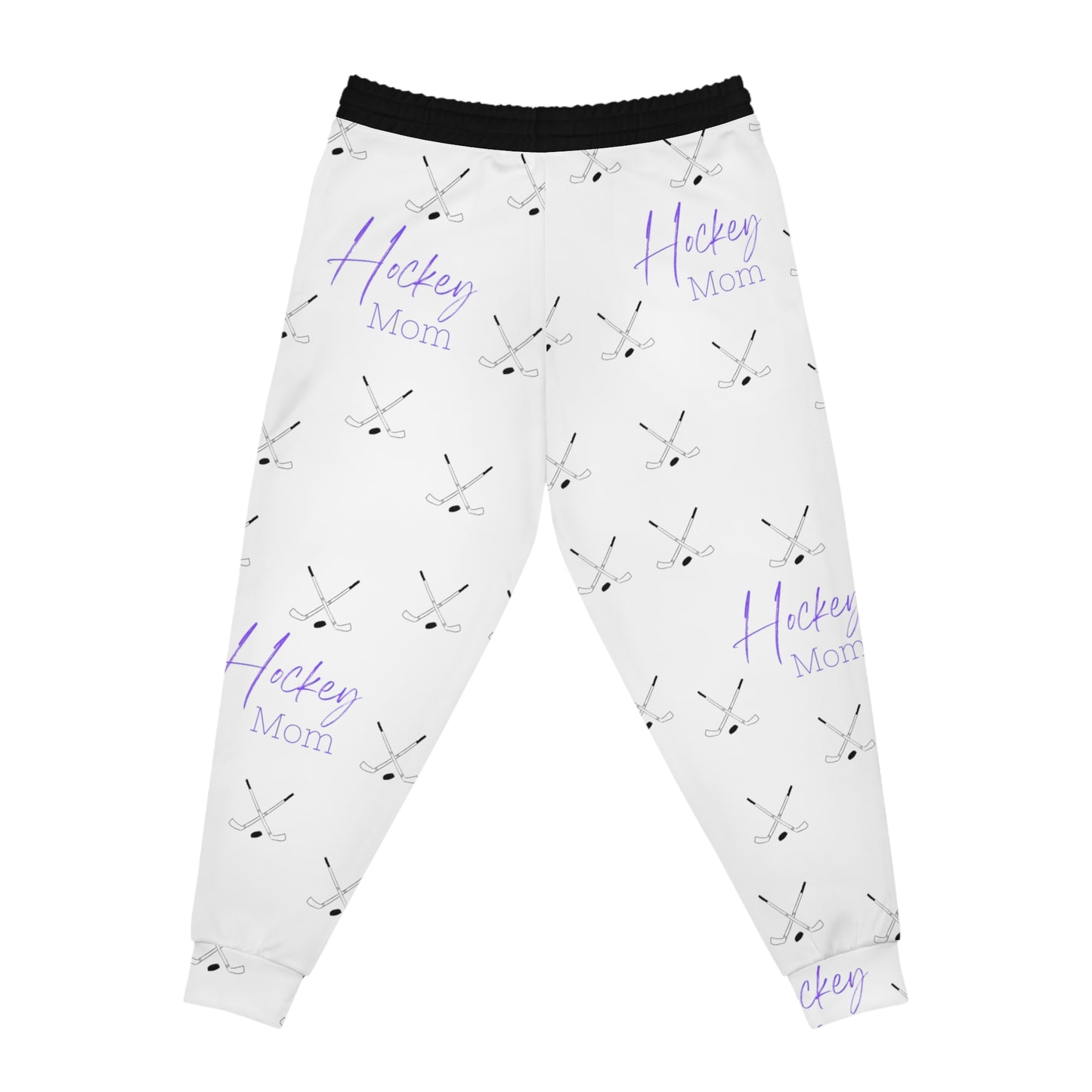 Athletic Joggers (AOP)/Hockey Mom/Purple