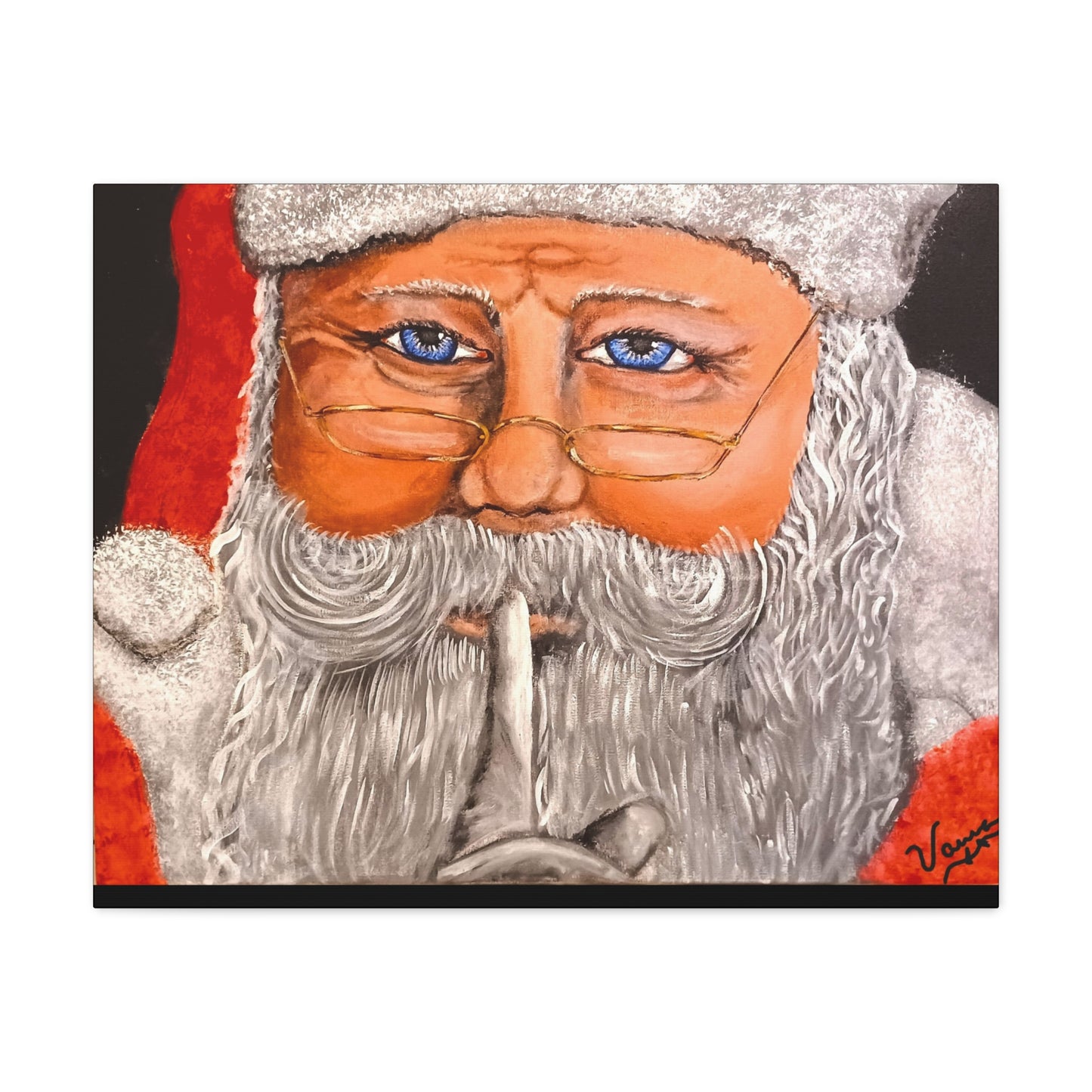 Matte Canvas, Stretched, 1.25/Santa Claus/Holiday