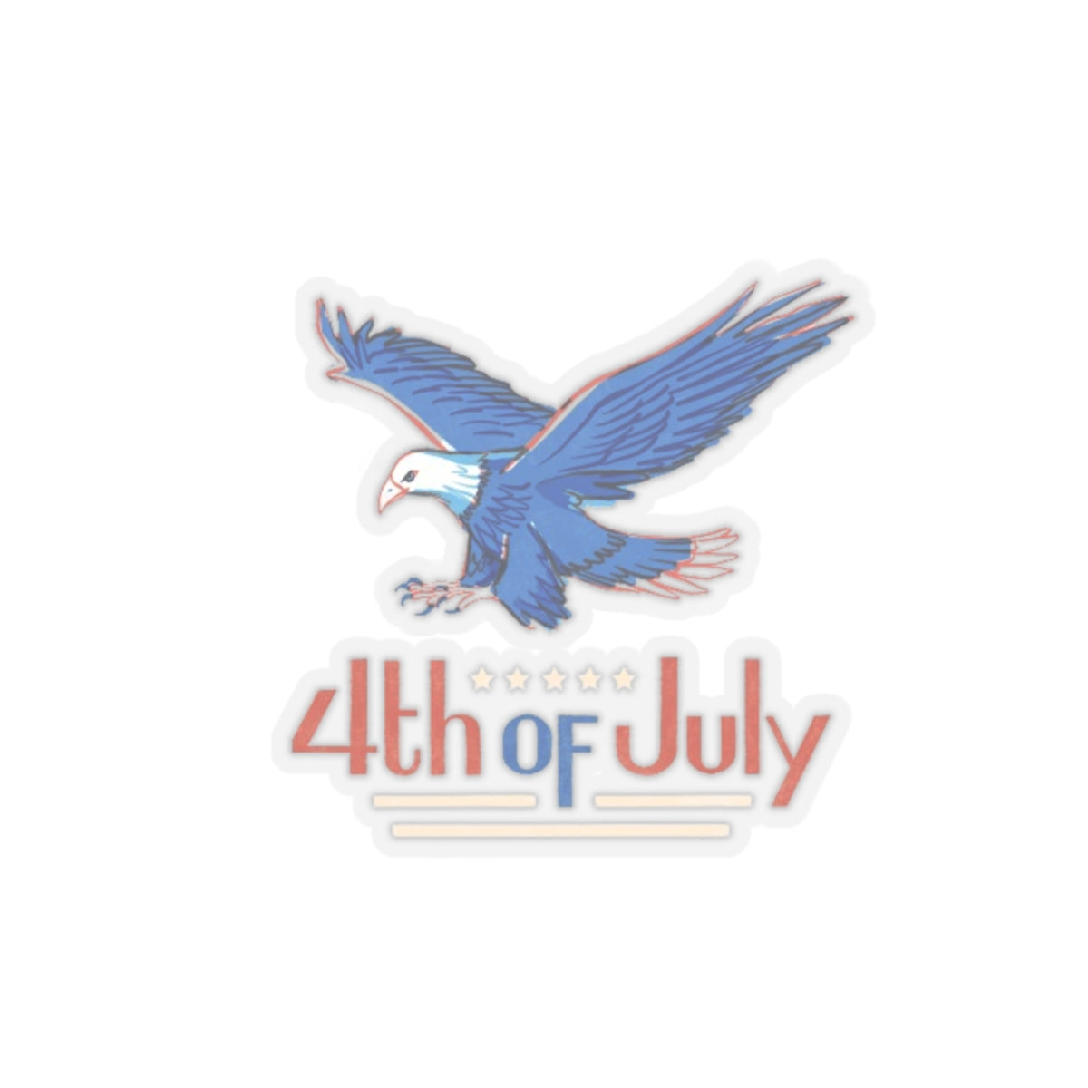 Kiss-Cut Stickers/4th Of July/Bald Eagle