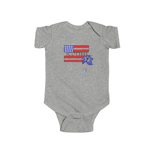 Infant Fine Jersey Bodysuit/ Scottish American