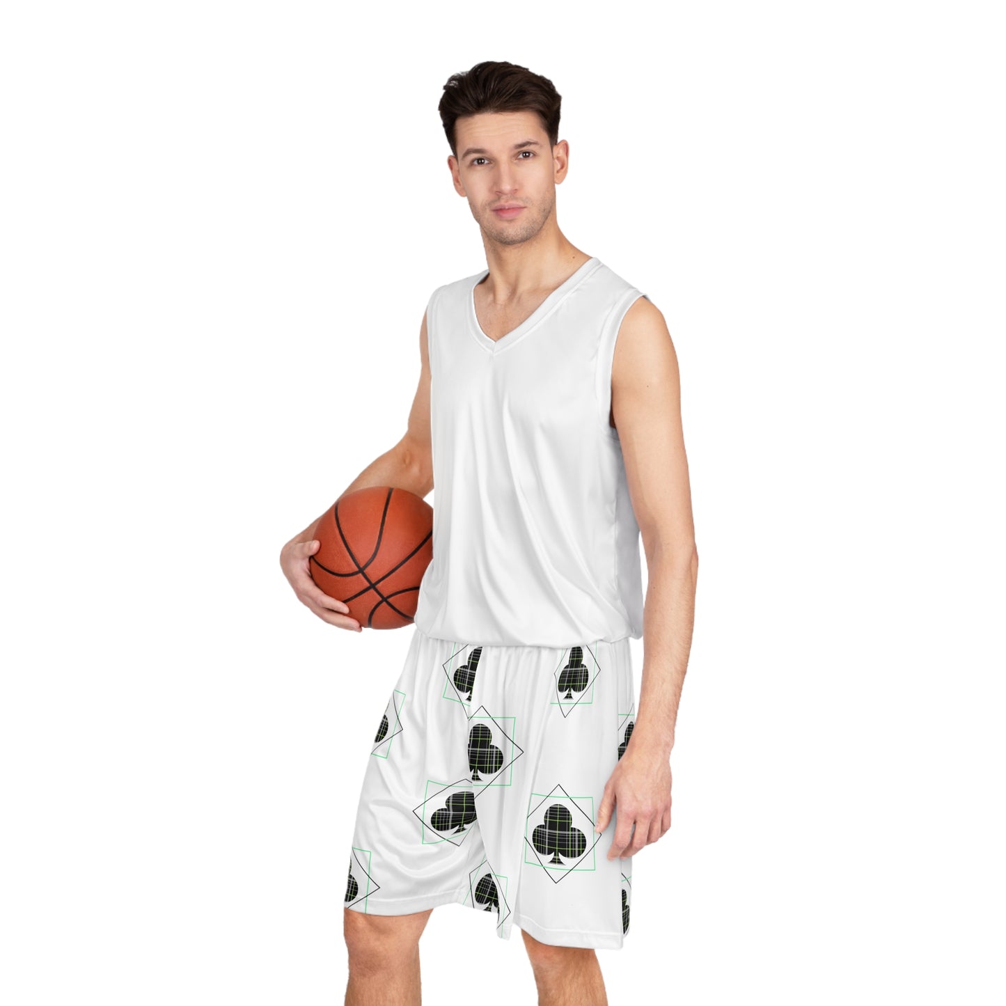 Men's Basketball Shorts (AOP)/Clovers