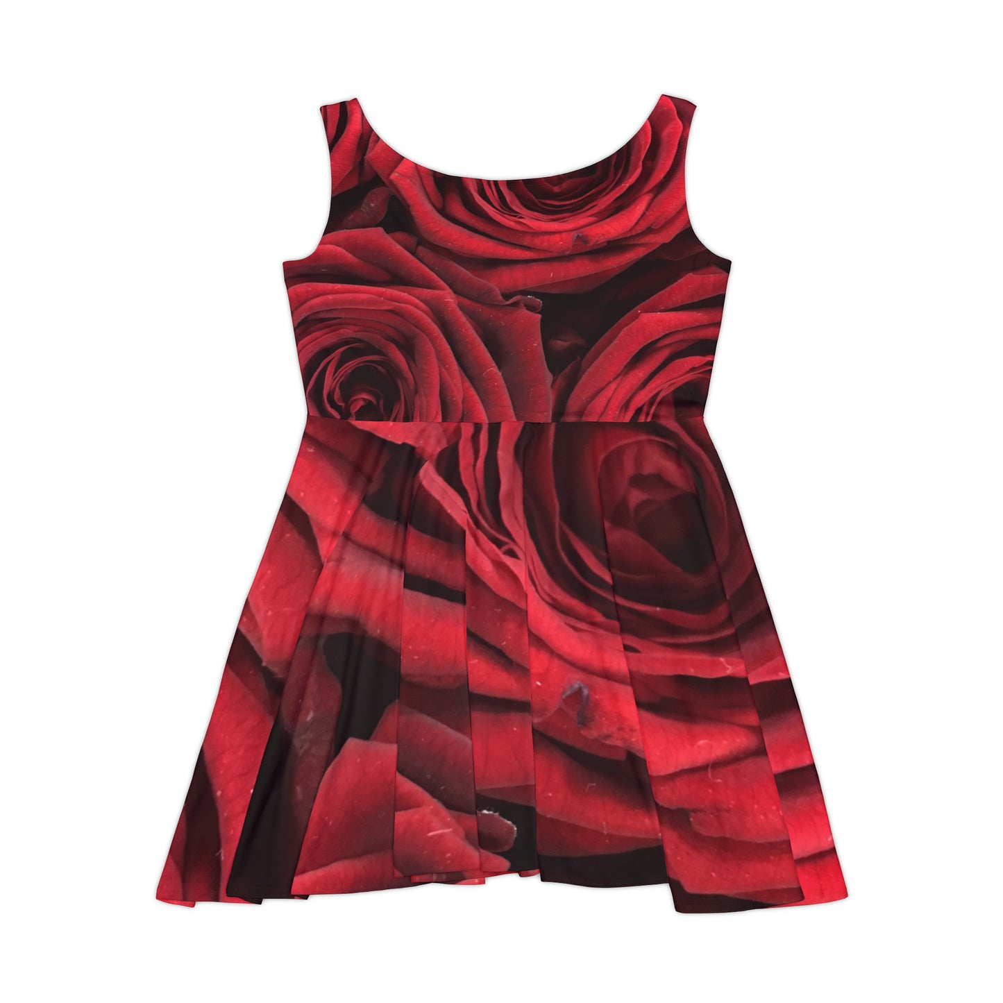 Women's Floral Dress (AOP)/Red Roses