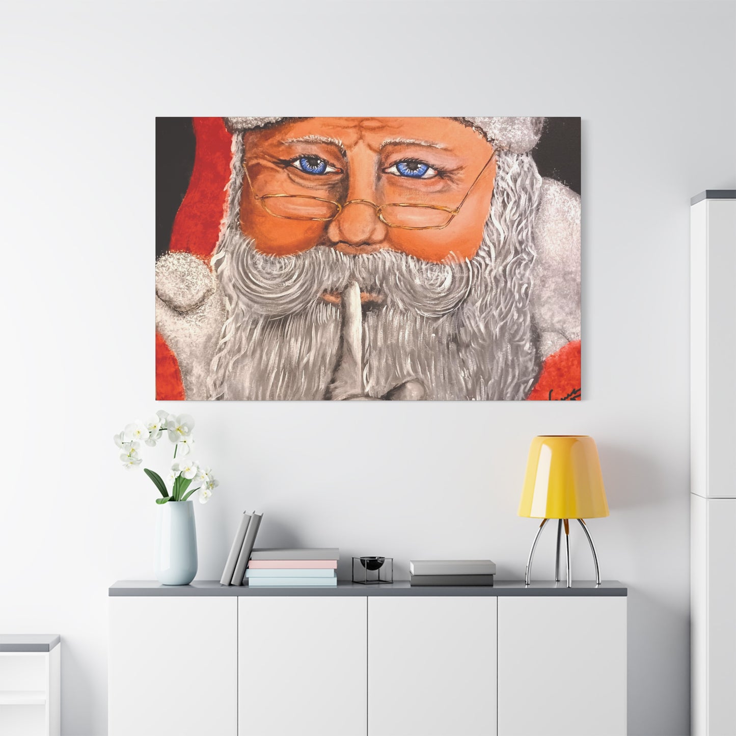 Matte Canvas, Stretched, 1.25/Santa Claus/Holiday