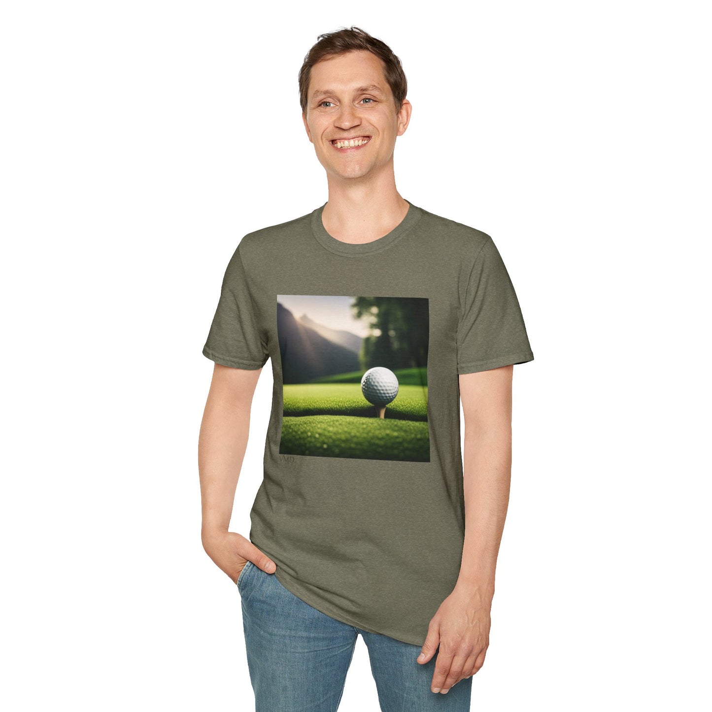 Unisex Softstyle T-Shirt/  Eat, Sleep, Golf