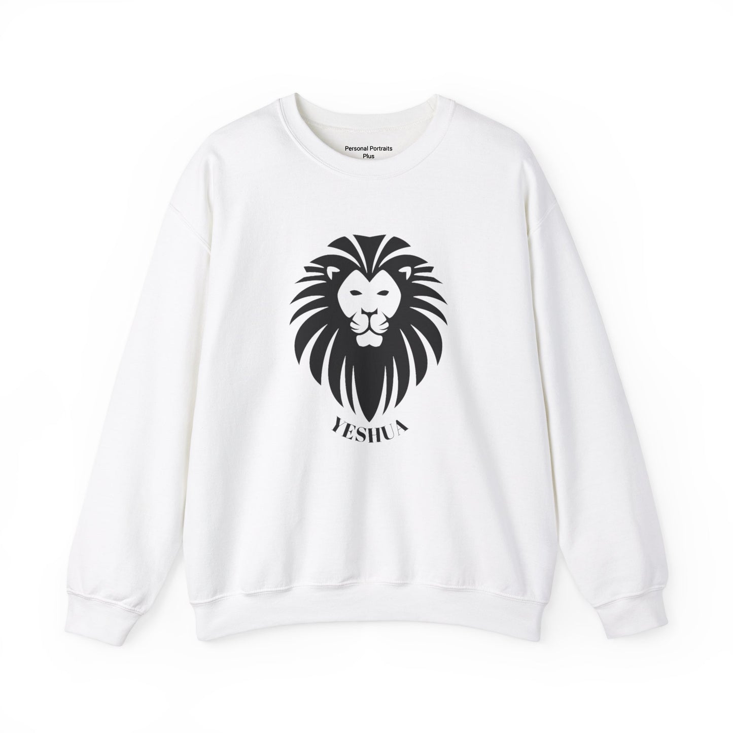 Unisex Heavy Blend™ Crewneck Sweatshirt/Yeshua Lion/Black