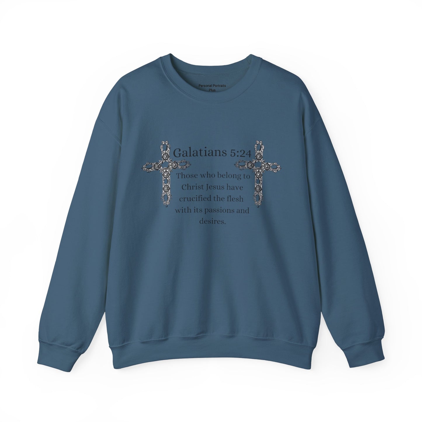 Unisex Heavy Blend™ Crewneck Sweatshirt/Galatians 5:24