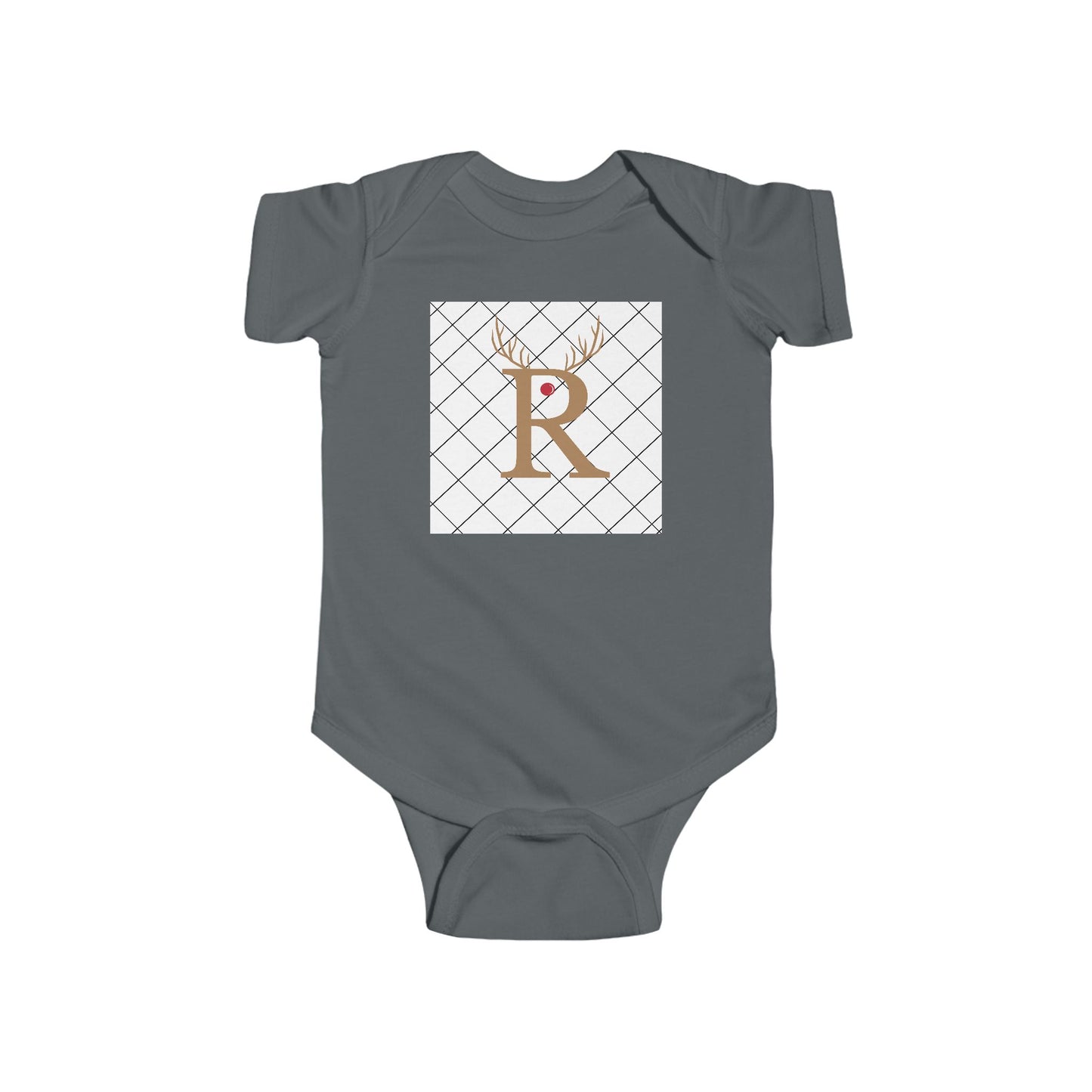 Infant Fine Jersey Bodysuit/ R/Rudolph the Red Nosed Reindeer