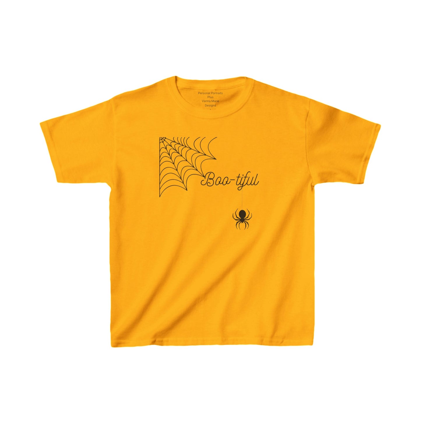 Kids Heavy Cotton™ Tee/Boo-tiful/Spider/Halloween