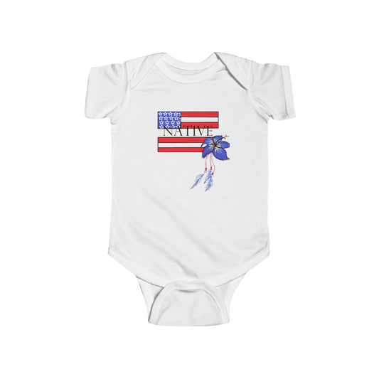 Infant Fine Jersey Bodysuit/Native American