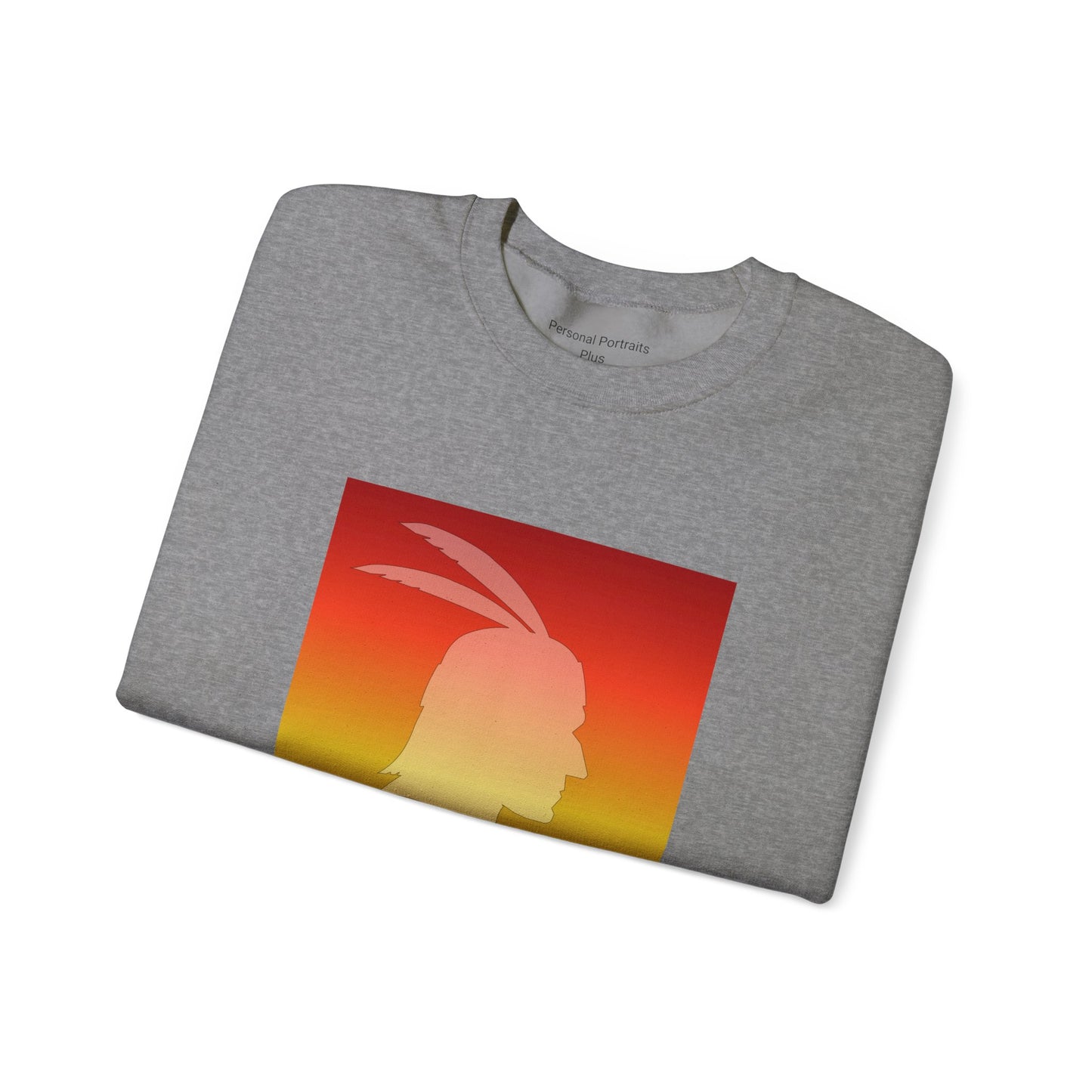 Unisex Heavy Blend™ Crewneck Sweatshirt/Native American/Fall Gradient