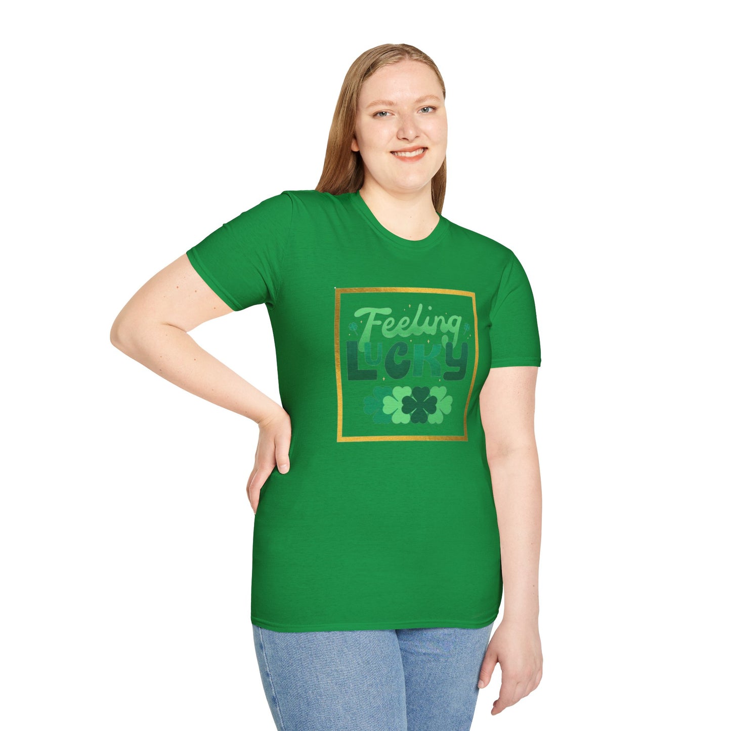 Unisex Softstyle T-Shirt/Feeling Lucky/St. Patrick's Day