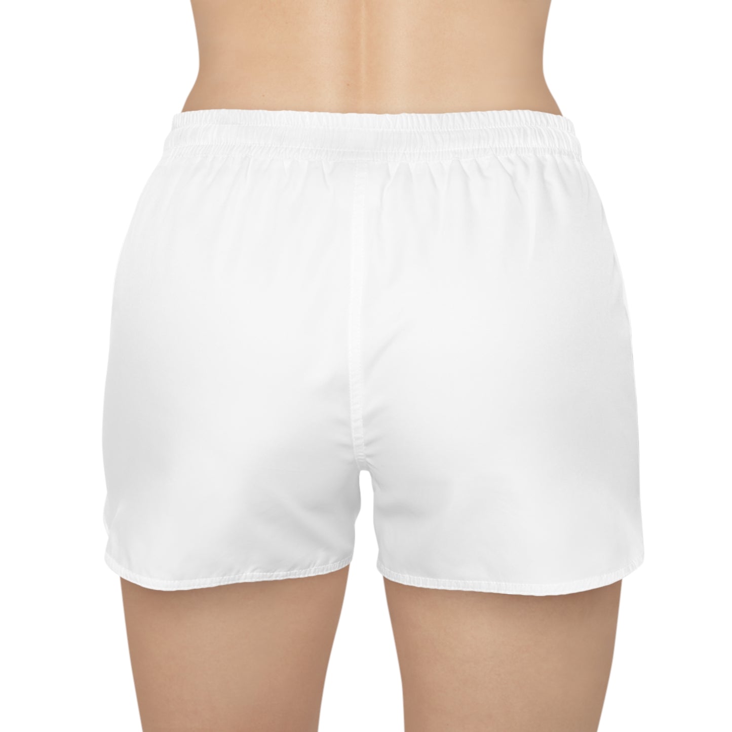 Women's Casual Shorts (AOP)Solid White