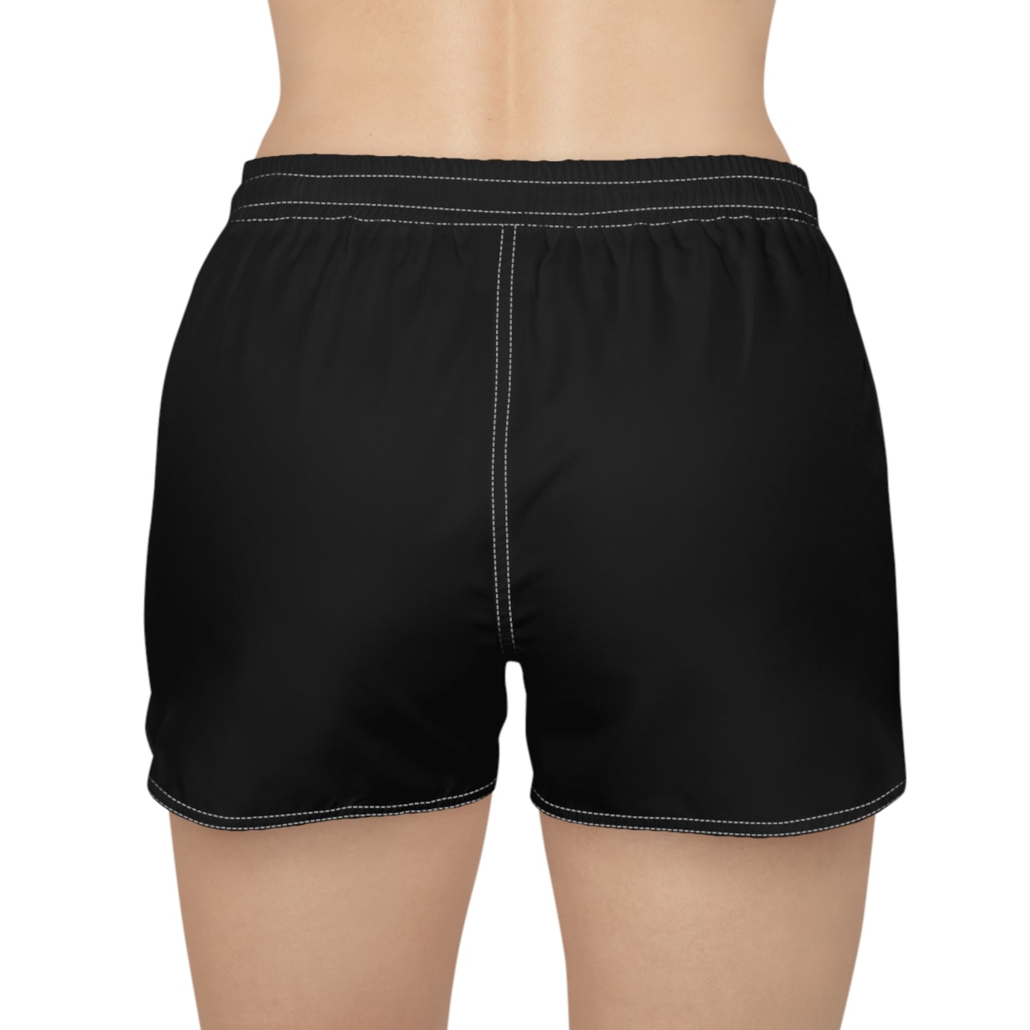 Women's Casual Shorts (AOP)/Solid Black