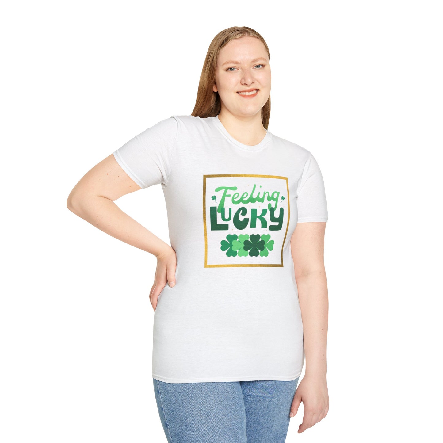 Unisex Softstyle T-Shirt/Feeling Lucky/St. Patrick's Day