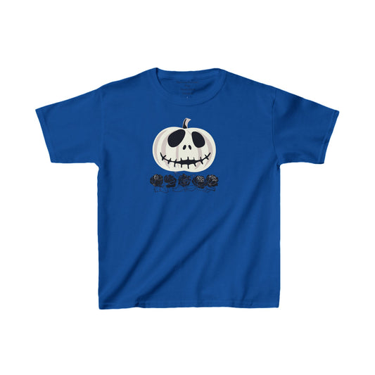 Kids Heavy Cotton™ Tee/White Jack-O-lantern