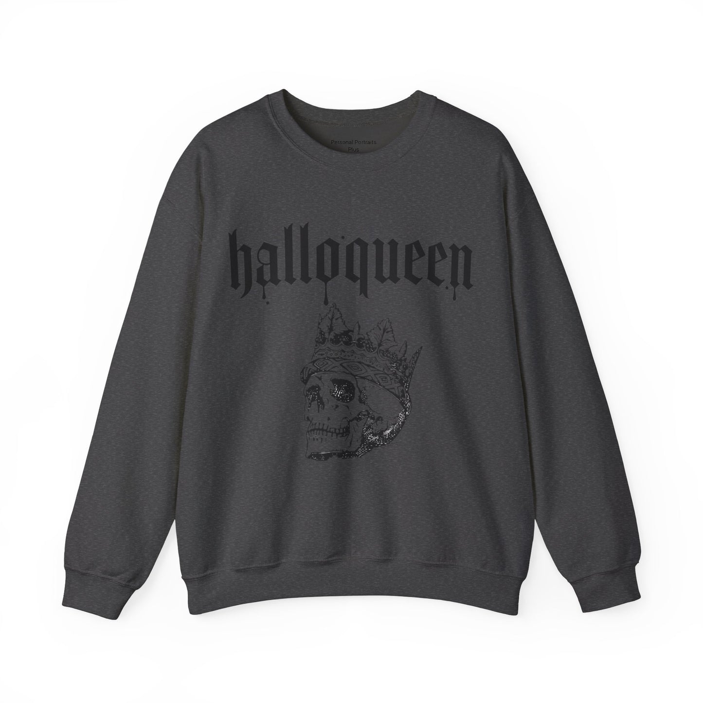 Womans Heavy Blend™ Crewneck Sweatshirt/Halloqueen/Skull