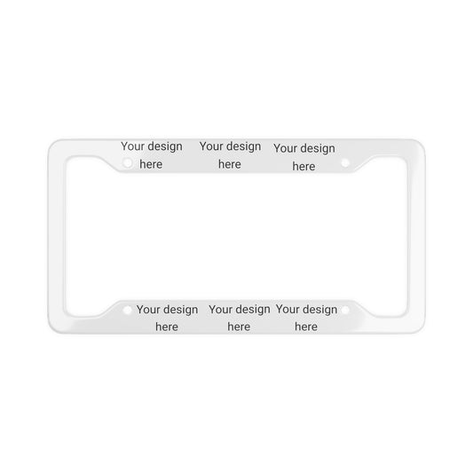 Personalized License Plate Frame