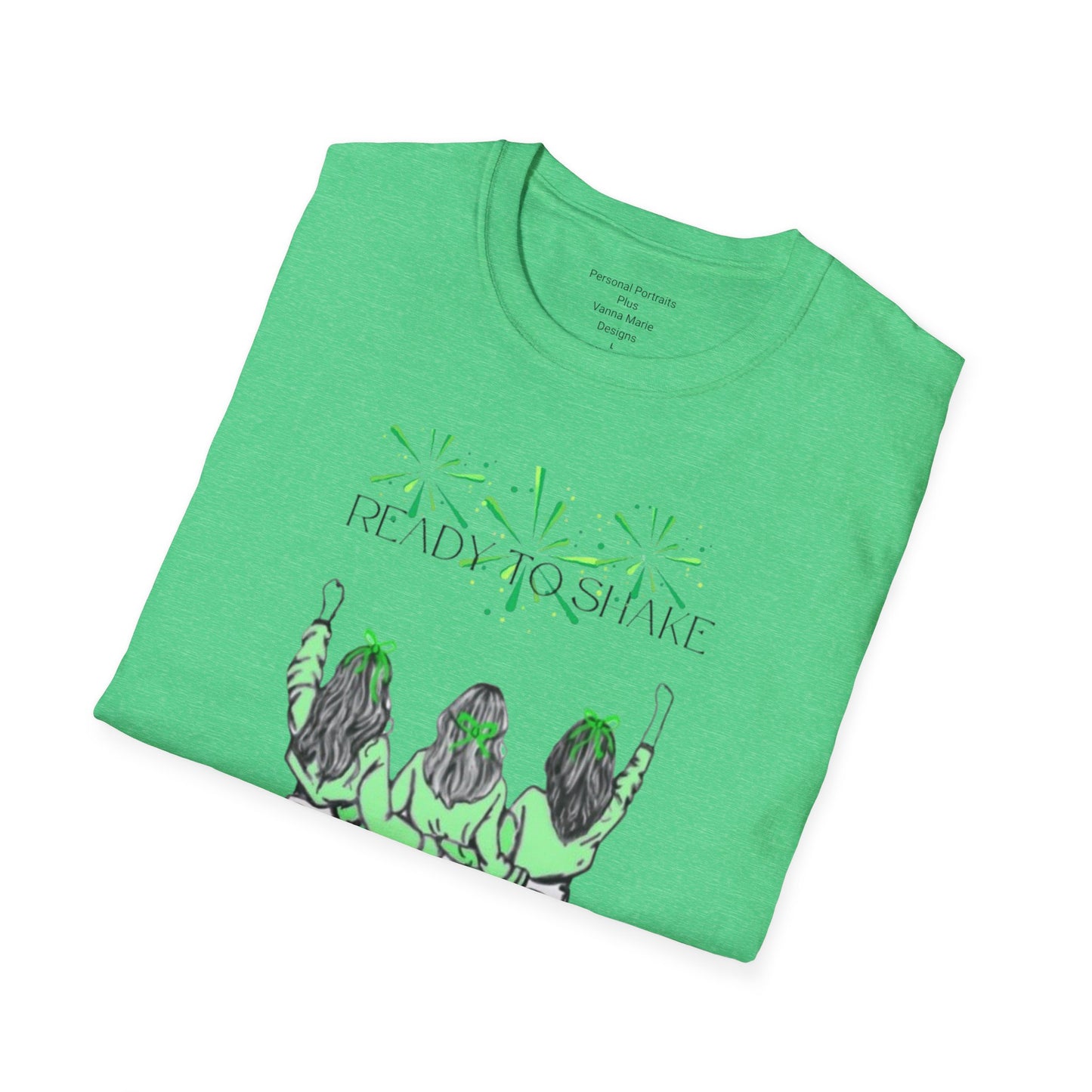 Unisex Softstyle T-Shirt/Ready to shake our shamrock's/St. Patricks Day