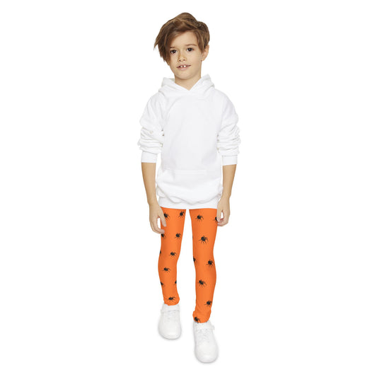 Youth Full-Length Leggings (AOP)Siders/Halloween/Orange